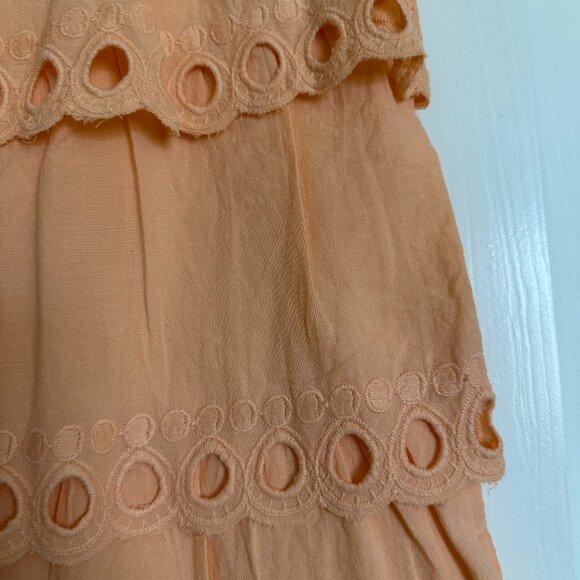 NWOT NEW Loft Orange Layer Lace Tank Top - Picture 3 of 4